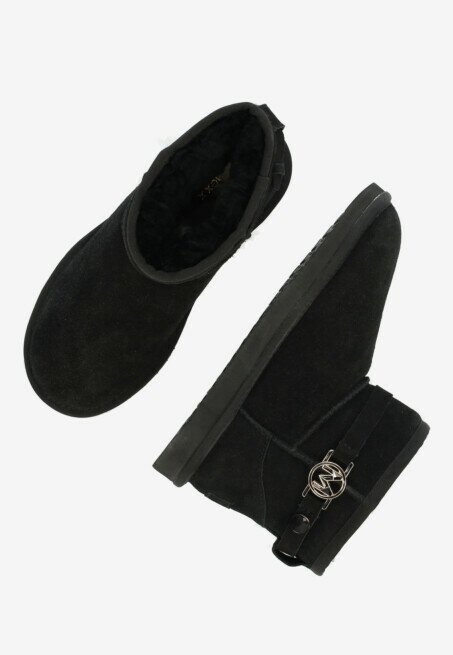 Mexx House Shoes Bobby Buckle Zwart