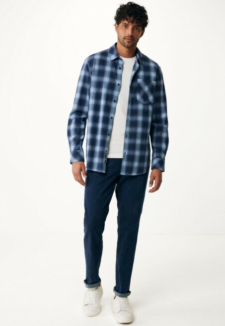 Mexx JIM Mid Waist / Tapered Leg Jeans Dark Blue