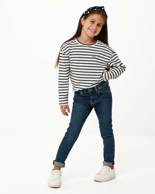 Mexx JUNO Mid Waist/ Slim Leg Jeans Dark Blue