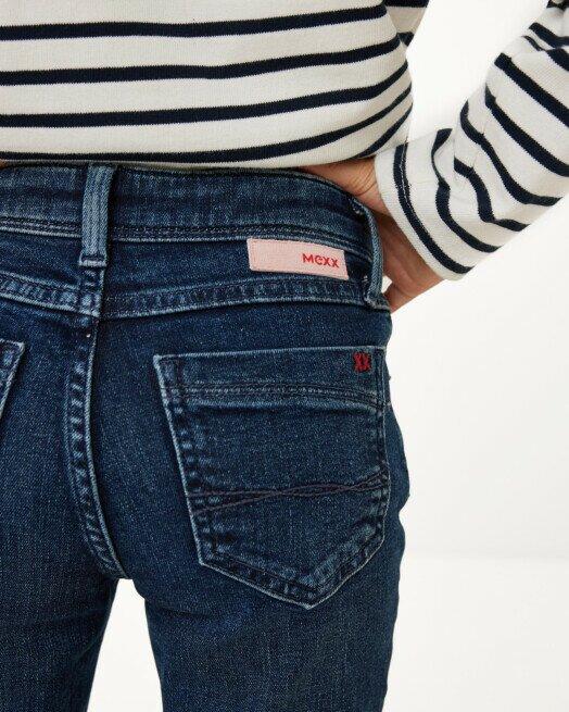 Mexx JUNO Mid Waist/ Slim Leg Jeans Dark Blue