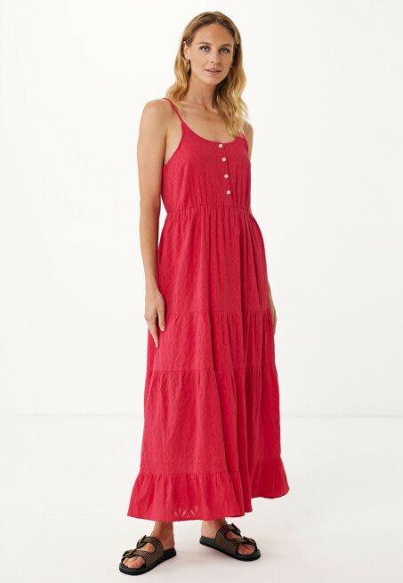 mexx Jurk met bandjes Dieproze