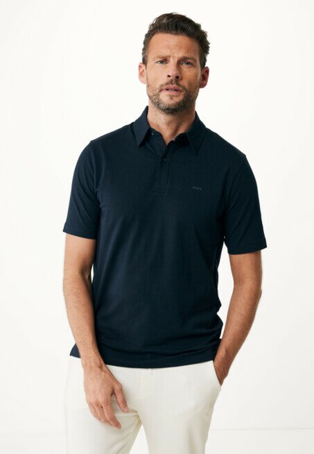 mexx Kevin Basic Single Jersey Polo Navy