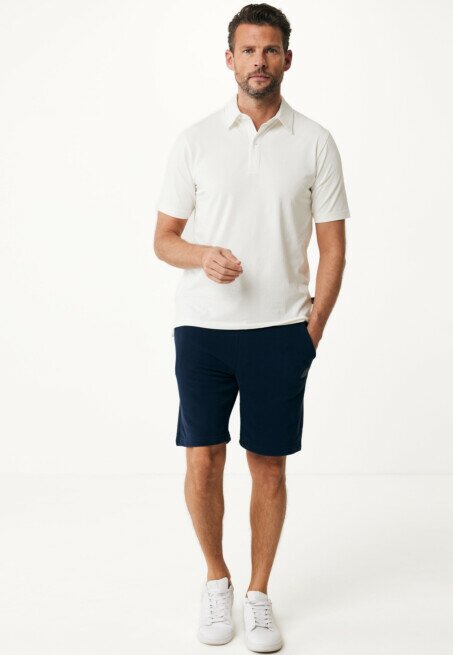 Mexx Kevin Basic Single Jersey Polo Off White
