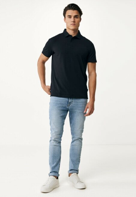 Mexx Kevin Single Jersey Polo Slim Fit Black