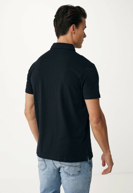 Mexx Kevin Single Jersey Polo Slim Fit Black