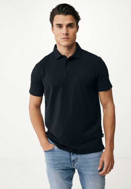 mexx Kevin Single Jersey Polo Slim Fit Black