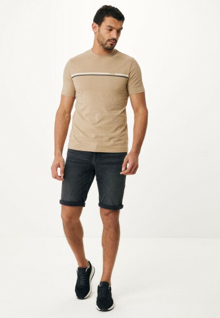 Mexx Korte Mouwen T-shirt Print Zand