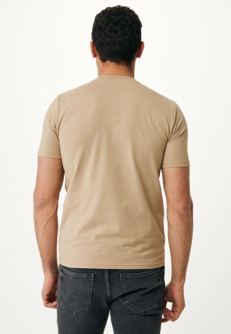 Mexx Korte Mouwen T-shirt Print Zand