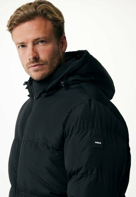 Mexx Korte Winterjas Met Afneembare Capuchon Zwart