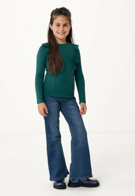 Mexx Lange Mouw Met Ruffels Groen