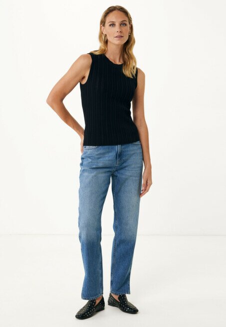 Mexx Lily Classic Ajour Tanktop Black