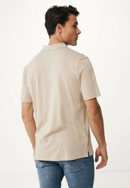 Mexx Linnen Blend Polo Sand