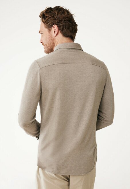 Mexx Melee Modal Shirt Long Sleeve Taupe