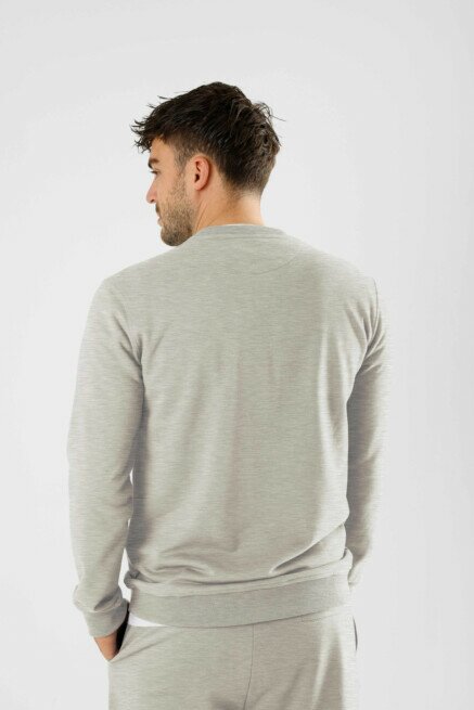 Mexx Men Crewneck Sweatshirt Grey Melee