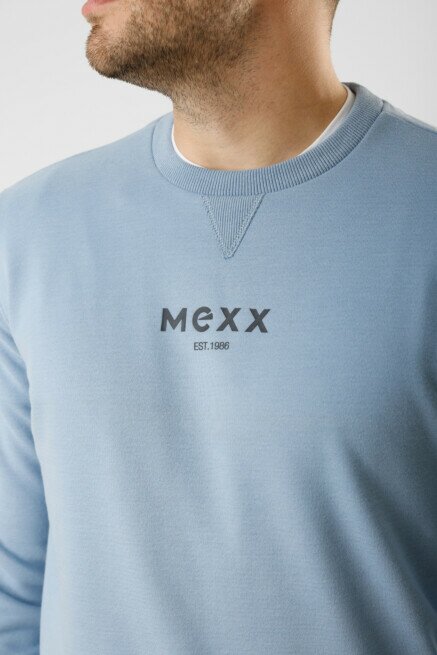Mexx Men Crewneck Sweatshirt Light Blue