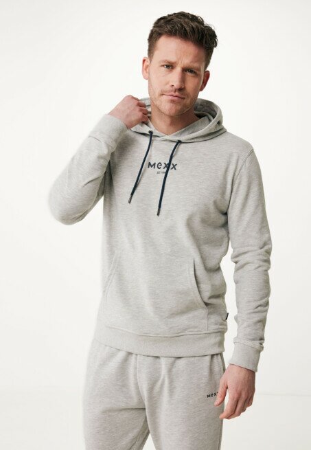 mexx Men Hooded Sweatshirt Grey Melee