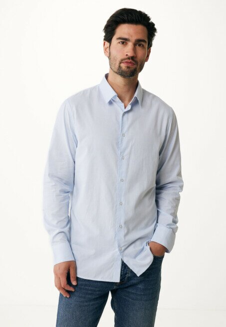mexx Overhemd Geruit Blauw