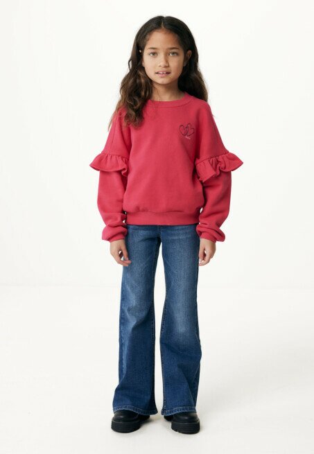 Mexx Oversized Crew Neck Trui Warm Roze