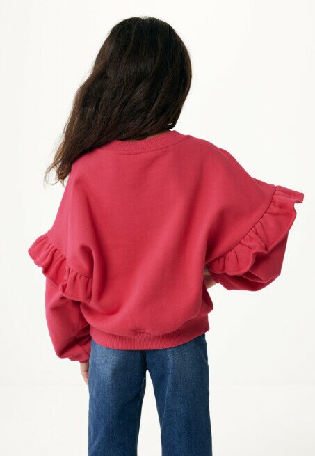 Mexx Oversized Crew Neck Trui Warm Roze