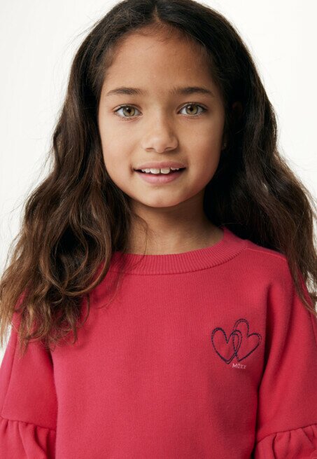 Mexx Oversized Crew Neck Trui Warm Roze