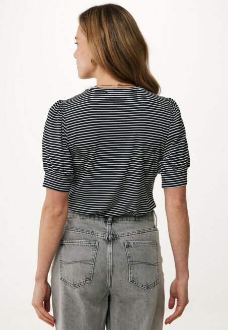 Mexx Pansy T-shirt Gestreept Zwart