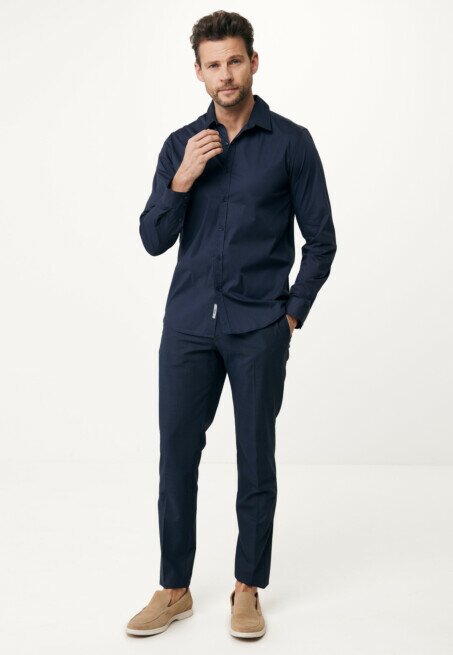 Mexx Pantalon Geruit Navy