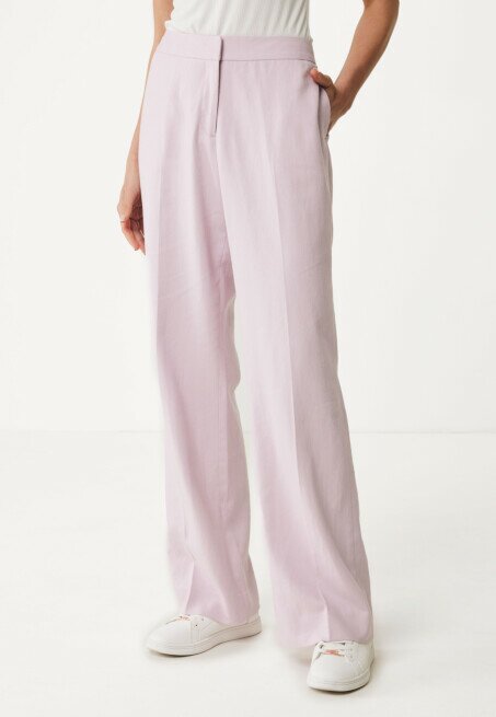 mexx Pantalon Linnenmix Licht Roze
