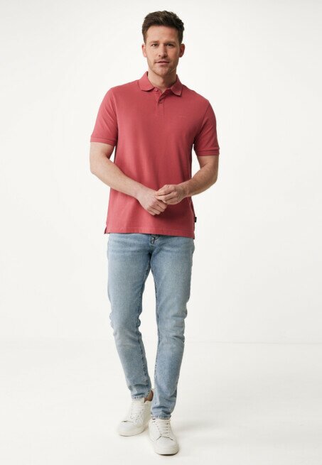 Mexx Peter Basic Pique Polo Dusty Red