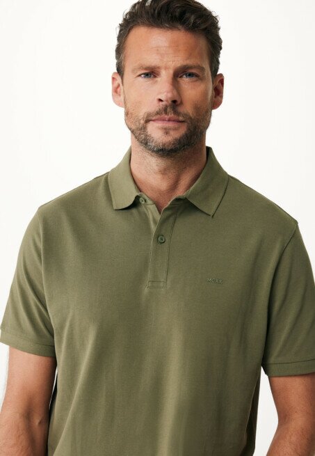 Mexx Peter Basic Pique Polo Regular Fit Mid Green