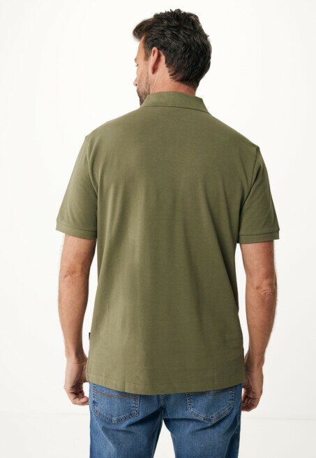 Mexx Peter Basic Pique Polo Regular Fit Mid Green