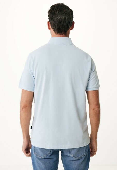 Mexx Peter Basic Pique Polo Regular Fit Sky Blue
