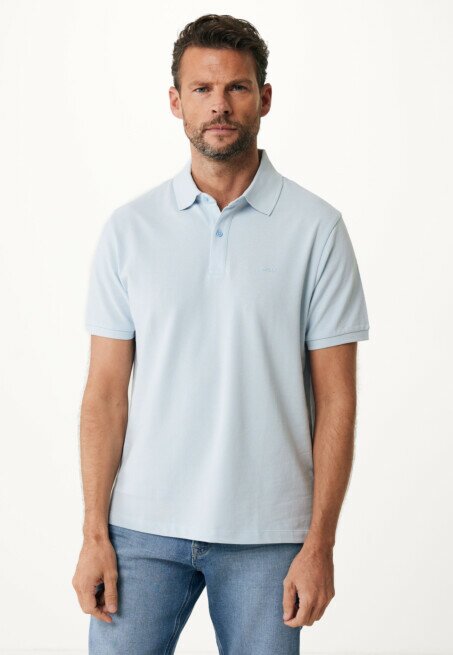 mexx Peter Basic pique polo regular fit Sky Blue