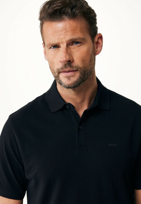 Mexx Peter Basic Piqué Polo Regular Fit Zwart