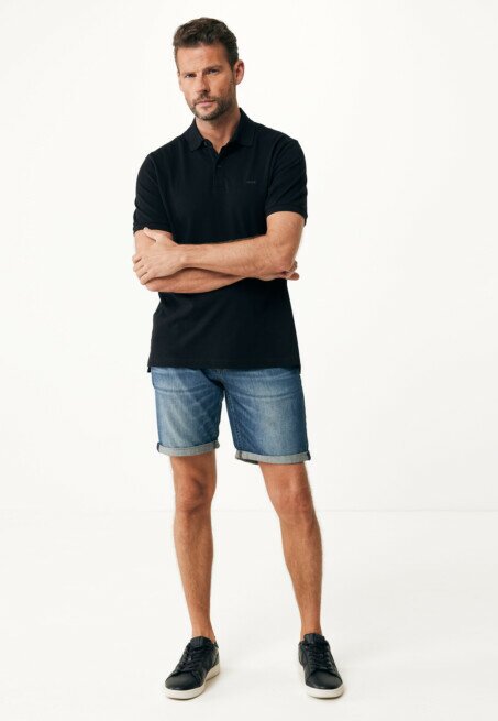 Mexx Peter Basic Piqué Polo Regular Fit Zwart
