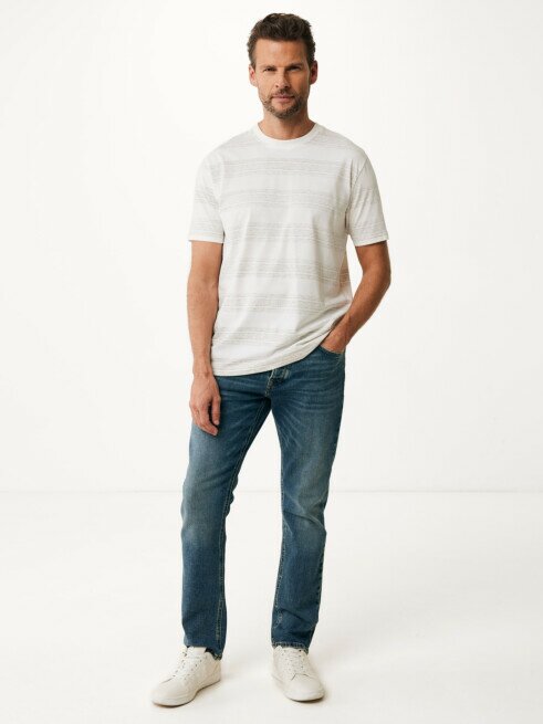 Mexx Pique Tipping T-shirt Off White