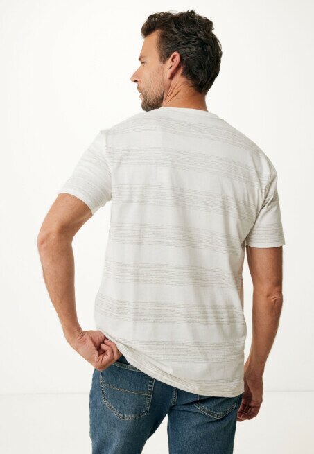 Mexx Pique Tipping T-shirt Off White