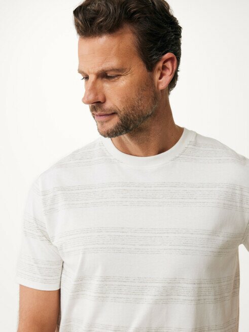 Mexx Pique Tipping T-shirt Off White