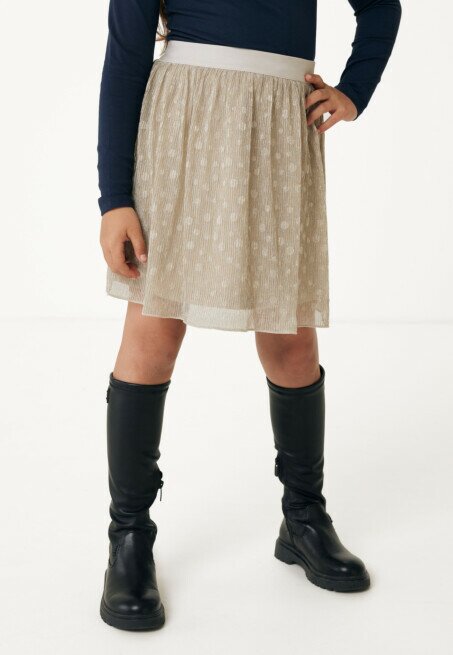 mexx Plisse rok Champagne