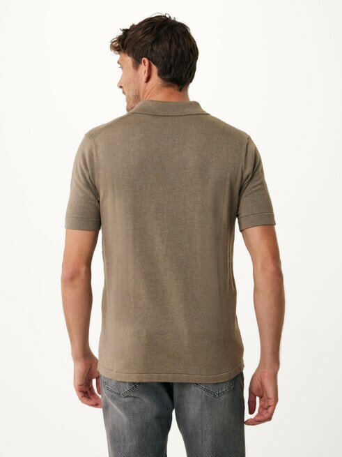 Mexx Polo Giuseppe Gebreid Taupe