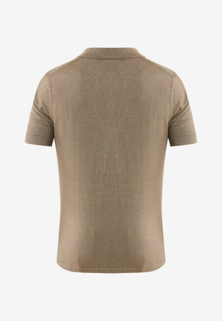 Mexx Polo Giuseppe Gebreid Taupe