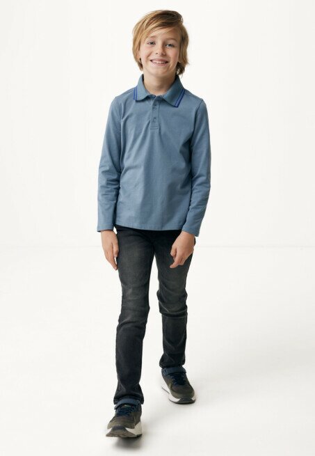 Mexx Polo Lange Mouwen Blauw