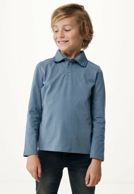 mexx Polo Lange Mouwen Blauw
