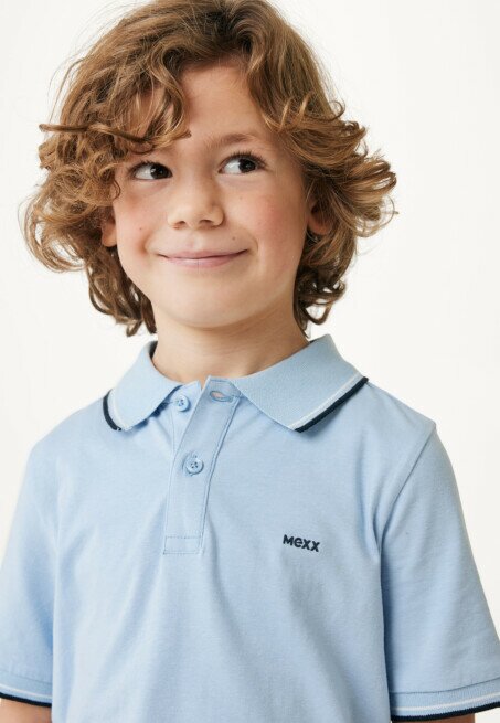 Mexx Polo Licht Blauw