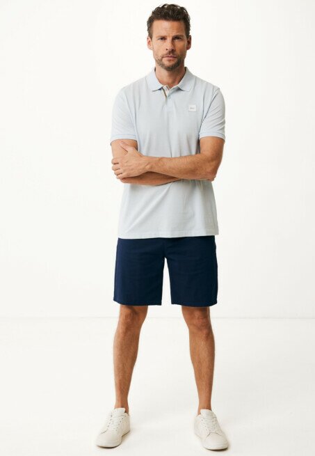 Mexx Polo Met Tipping Air Blauw