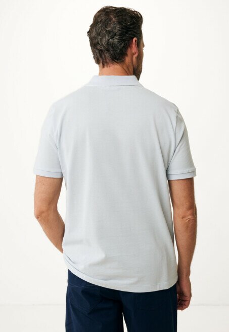 Mexx Polo Met Tipping Air Blauw