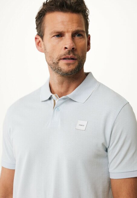 Mexx Polo Met Tipping Air Blauw