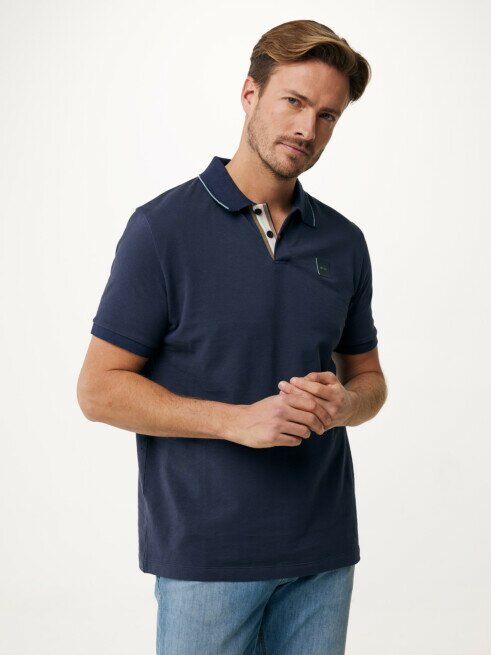 mexx Polo met Tipping Navy