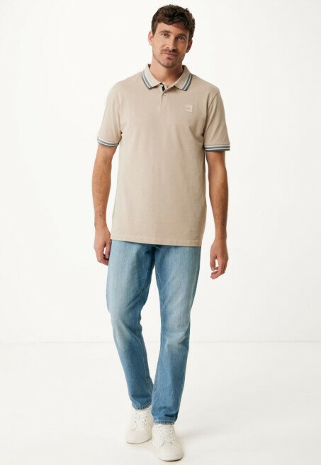 Mexx Polo Met Tipping Zand