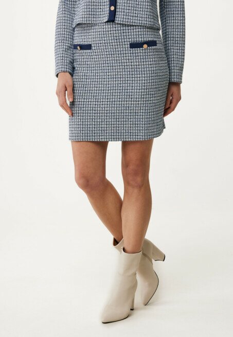 mexx Rok Jacquard Blauw