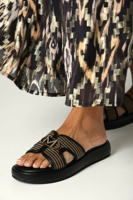 Mexx Sandal Rami Pacha Zwart